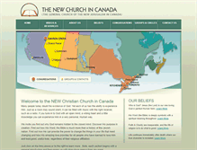 Tablet Screenshot of newchurch.ca